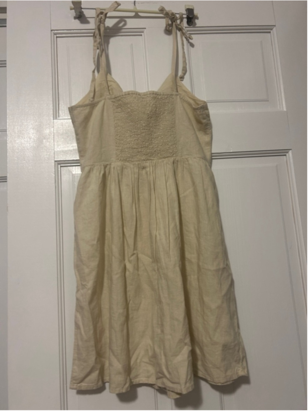 aerie White Button-Front Tie-Shoulder Mini Dress
#54 - Picture 4 of 6